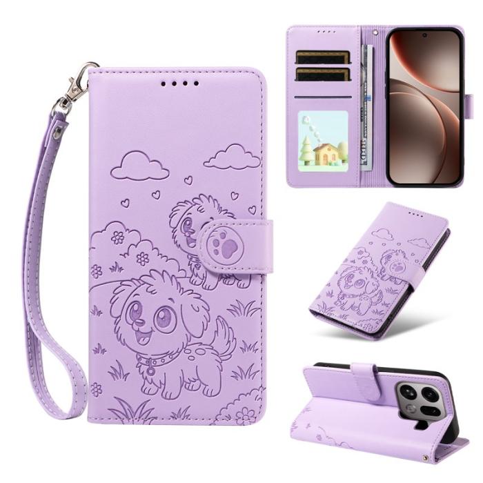 OEM - Oppo Find X9 Pro 5G Fodral PU Läder RFID Skydd - Lila