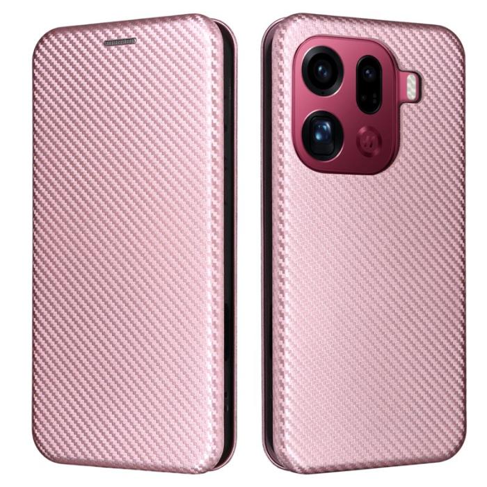OEM - Oppo Find X9 Pro 5G Fodral PU Läder - Roséguld