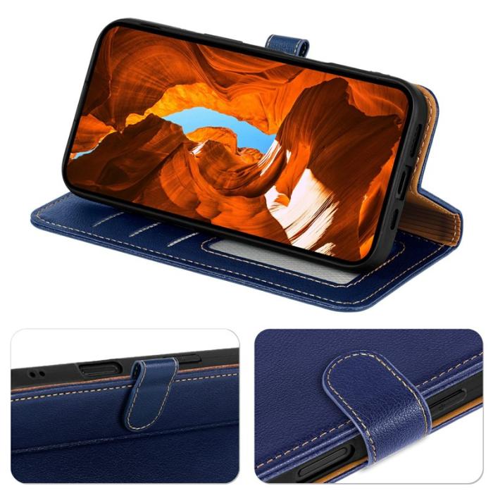 OEM - Oppo Find X9 Pro 5G Fodral RFID Skydd Konstläder - Blå