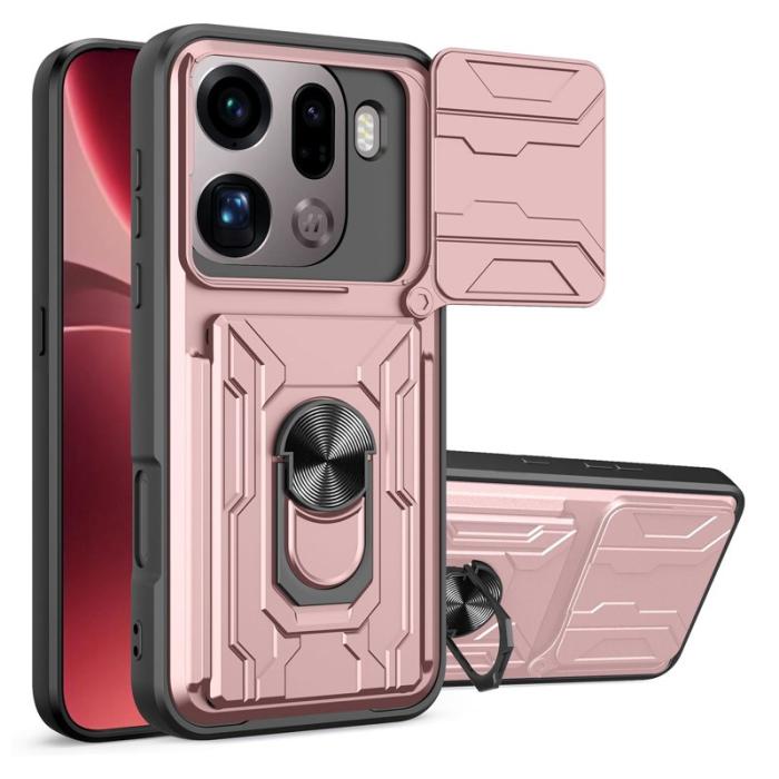 OEM - Oppo Find X9 Pro 5G Kickstand Skal Plast - Roséguld