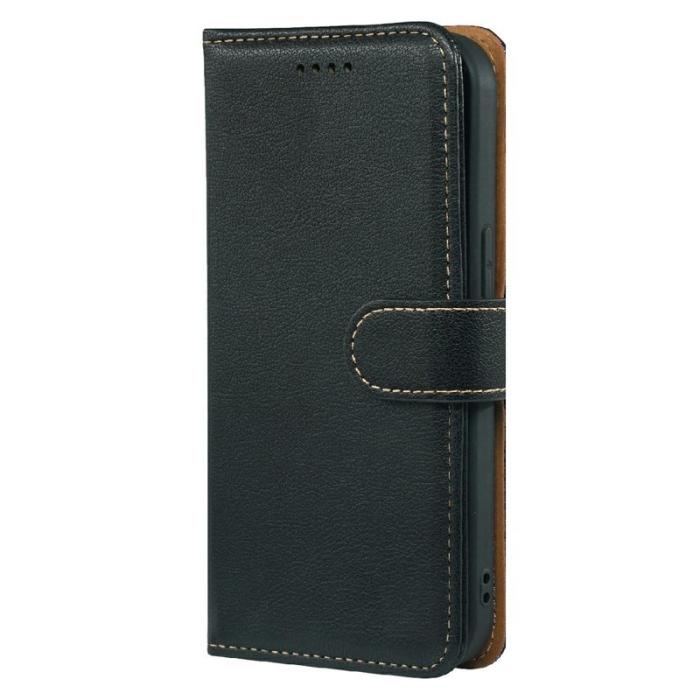 OEM - Oppo Find X9 Pro 5G Kortfack Fodral Äkta Läder RFID Skydd - Svart