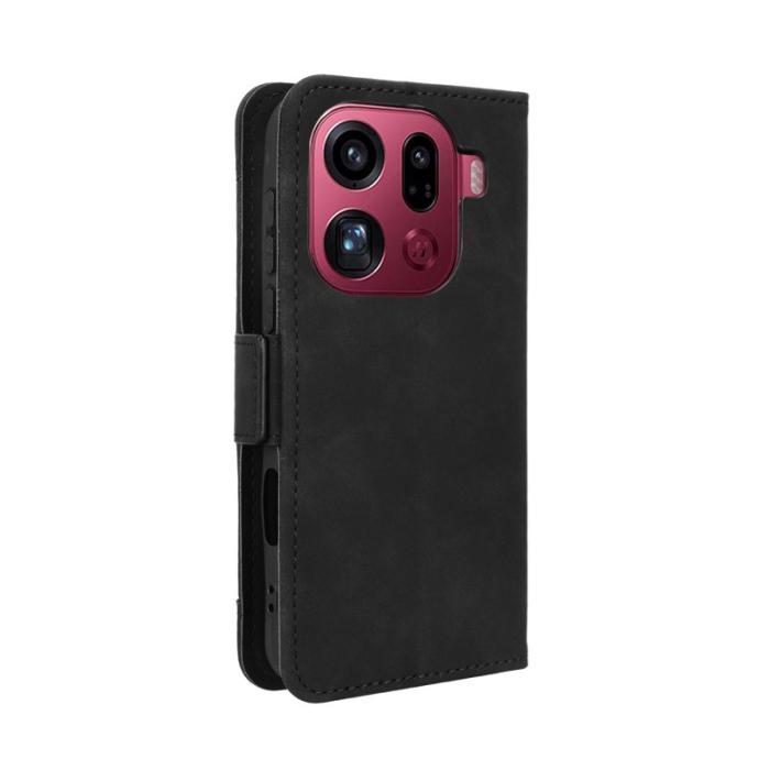 OEM - Oppo Find X9 Pro 5G Kortfack Fodral Äkta Läder - Svart