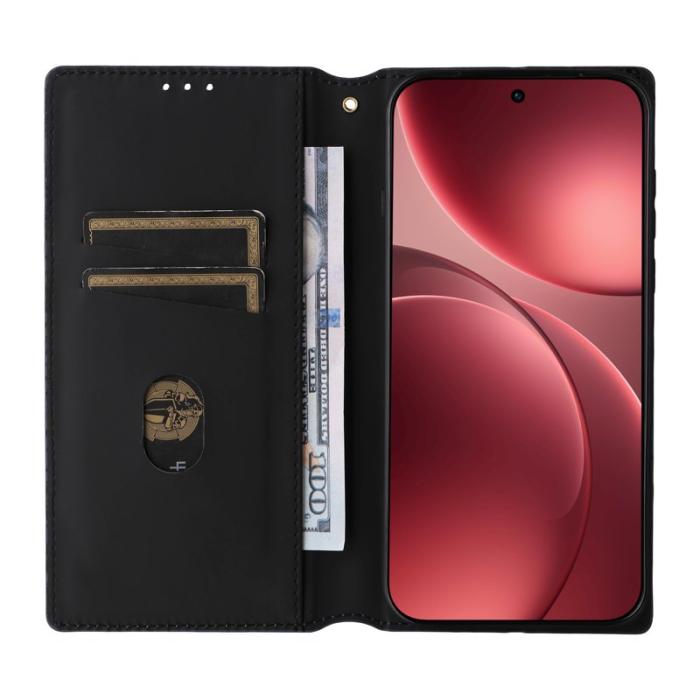 OEM - Oppo Find X9 Pro 5G Kortfack Fodral PU Läder - Blå