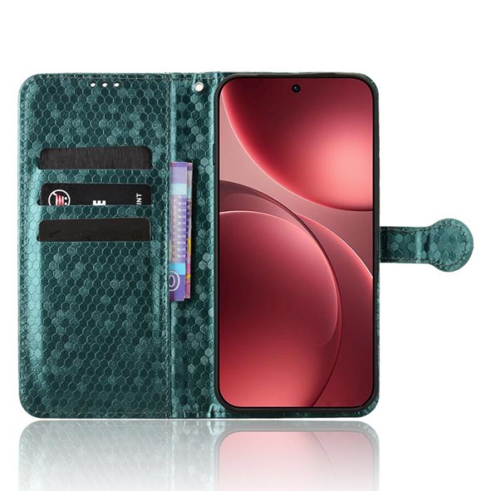 OEM - Oppo Find X9 Pro 5G Kortfack Fodral PU Läder - Grön