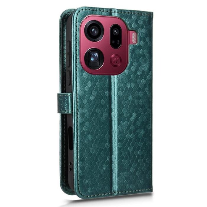 OEM - Oppo Find X9 Pro 5G Kortfack Fodral PU Läder - Grön