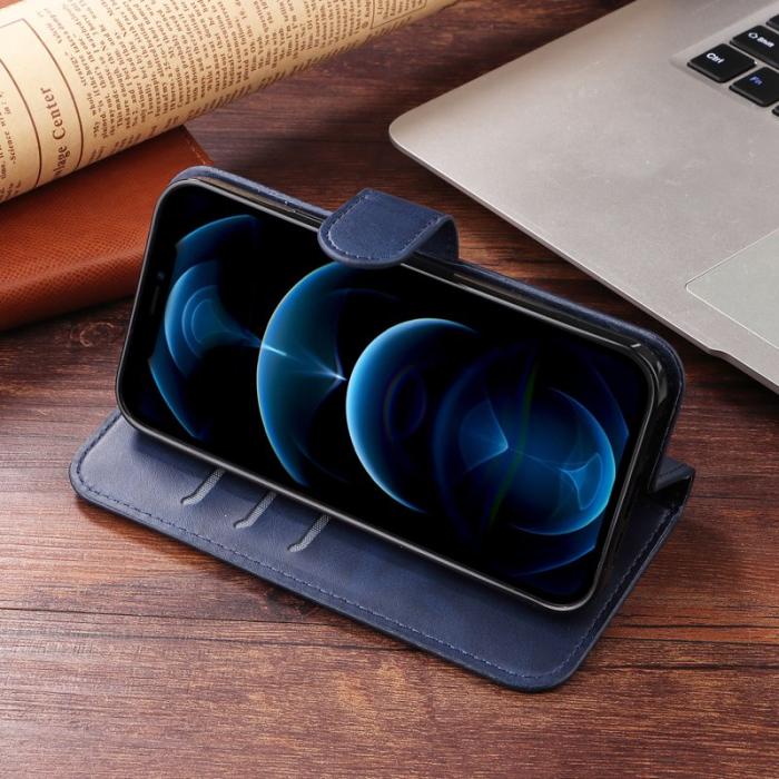 OEM - Oppo Find X9 Pro 5G Kortfack Fodral PU Läder Med Dragkedja - Blå