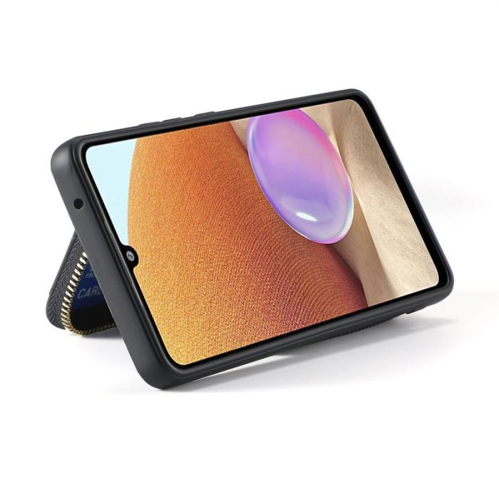 OEM - Oppo Find X9 Pro 5G Kortfack Fodral PU Läder Med Dragkedja - Svart