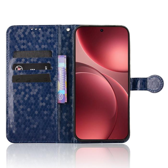 OEM - Oppo Find X9 Pro 5G Kortfack Fodral PU Läder - Mörkblå
