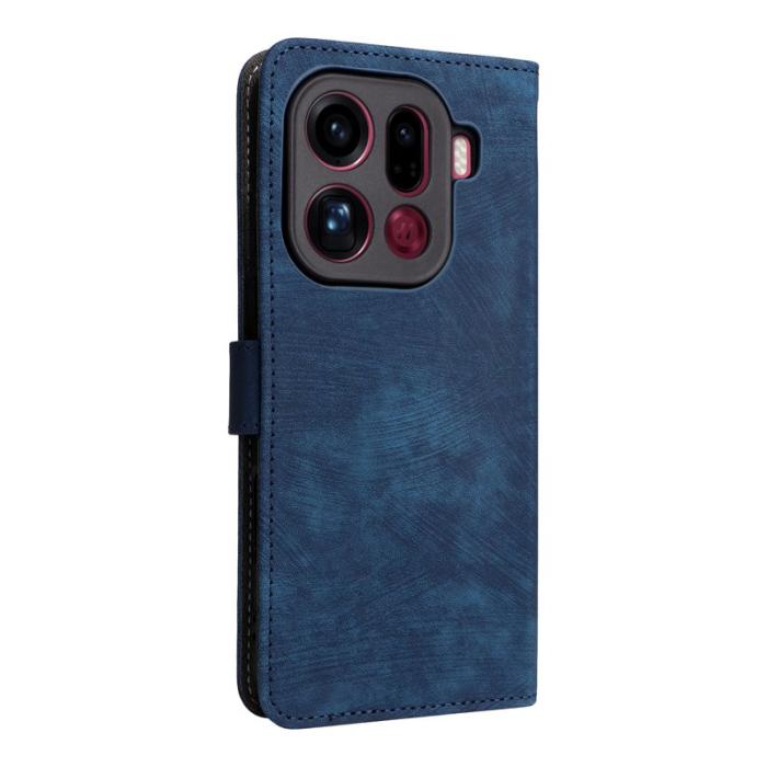 OEM - Oppo Find X9 Pro 5G Kortfack Fodral PU Läder RFID Skydd - Blå