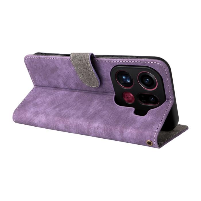 OEM - Oppo Find X9 Pro 5G Kortfack Fodral PU Läder RFID Skydd - Lila