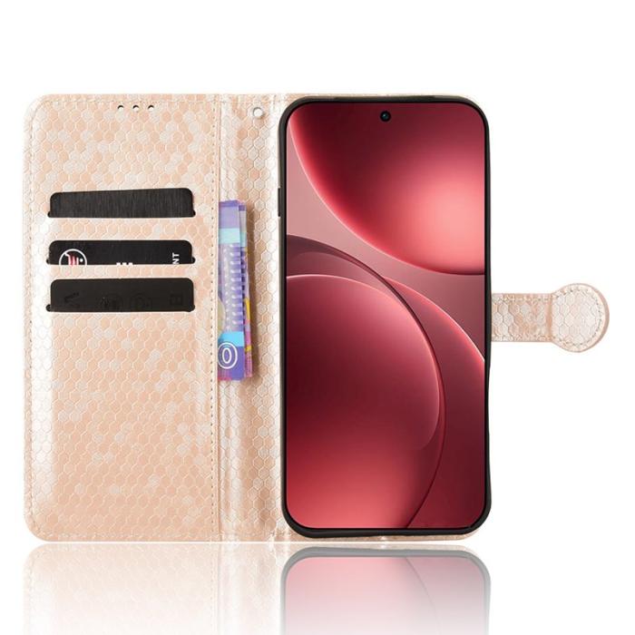 OEM - Oppo Find X9 Pro 5G Kortfack Fodral PU Läder - Roséguld