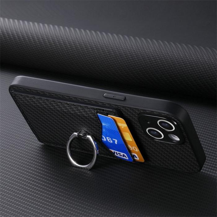 OEM - Oppo Find X9 Pro 5G Ring Skal PU Läder - Svart