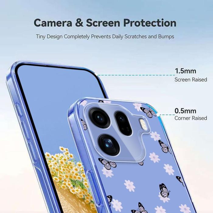 OEM - Oppo Find X9 Pro 5G Skal Plast - Butterflies