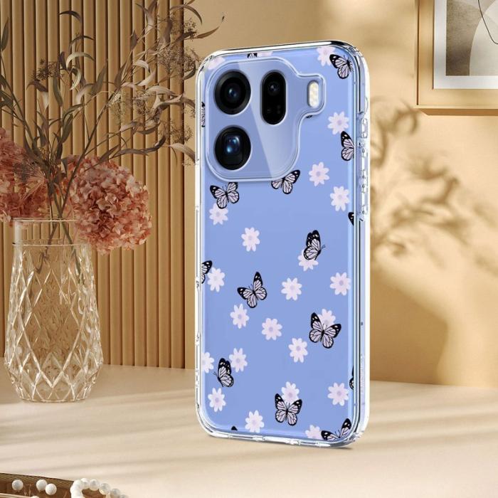 OEM - Oppo Find X9 Pro 5G Skal Plast - Butterflies