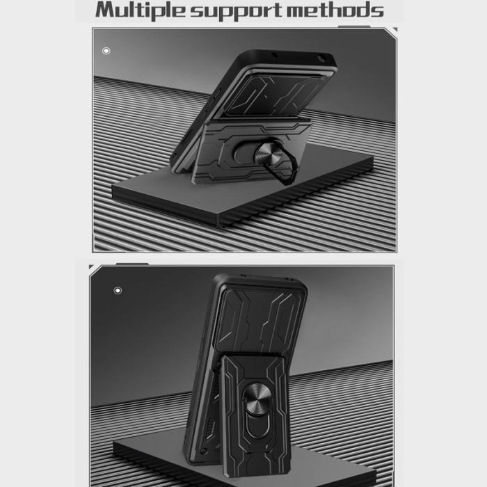 OEM - Oppo Find X9 Pro 5G Skal Plast Kickstand - Röd