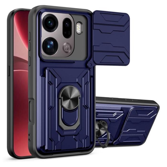 OEM - Oppo Find X9 Pro 5G Skal Plast Kickstand - Sapphire