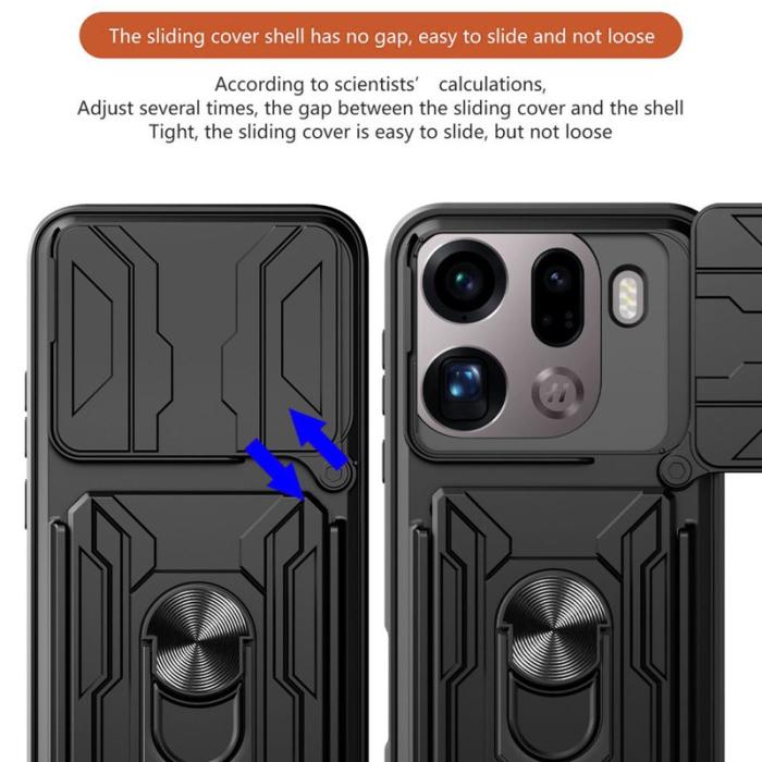 OEM - Oppo Find X9 Pro 5G Skal Plast Kickstand - Sapphire