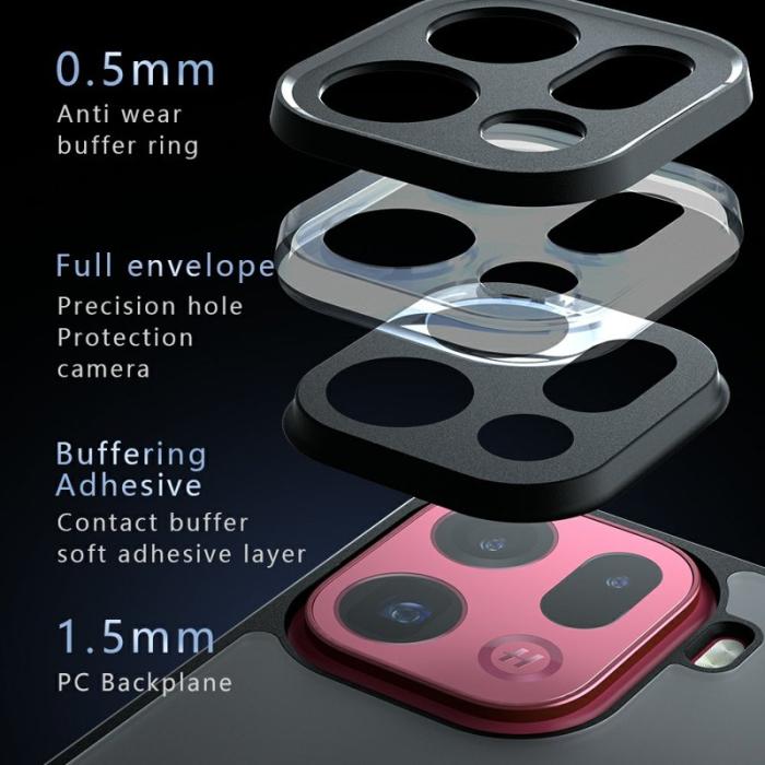 OEM - Oppo Find X9 Pro 5G Skal Plast Shockproof Transparent - Vit