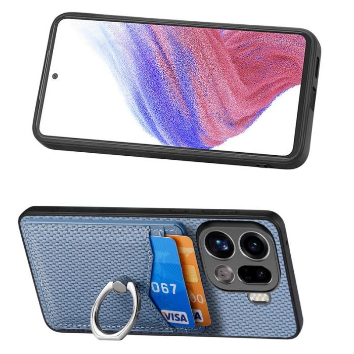 OEM - Oppo Find X9 Pro 5G Skal PU Läder - Blå