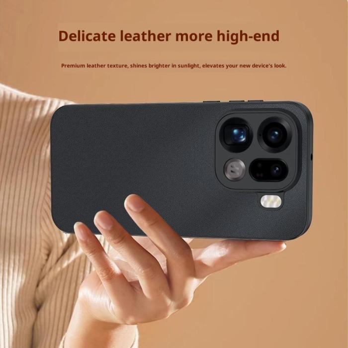 OEM - Oppo Find X9 Pro 5G Skal PU Läder Skydd - Orange