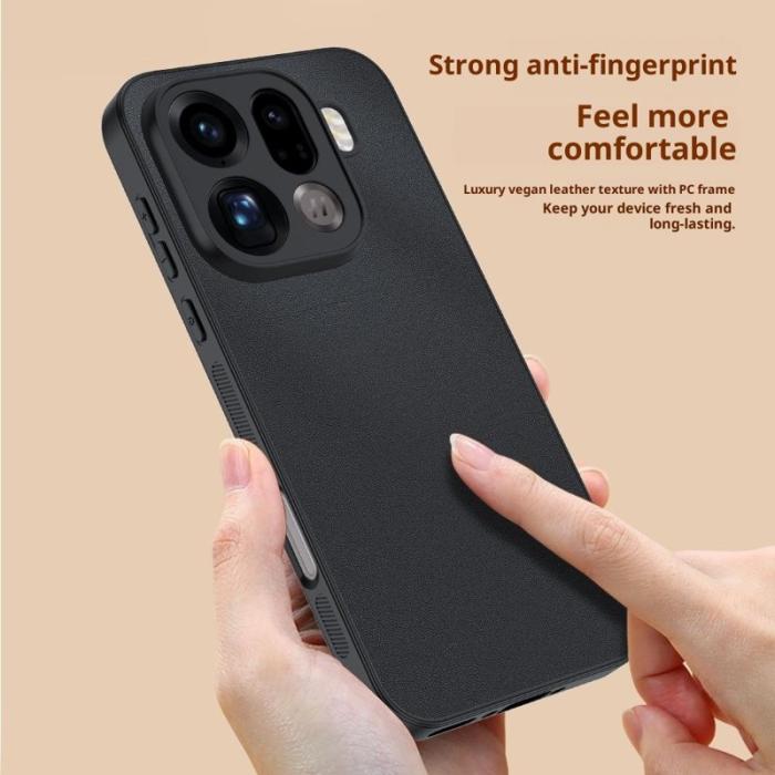 OEM - Oppo Find X9 Pro 5G Skal PU Läder Skydd - Orange