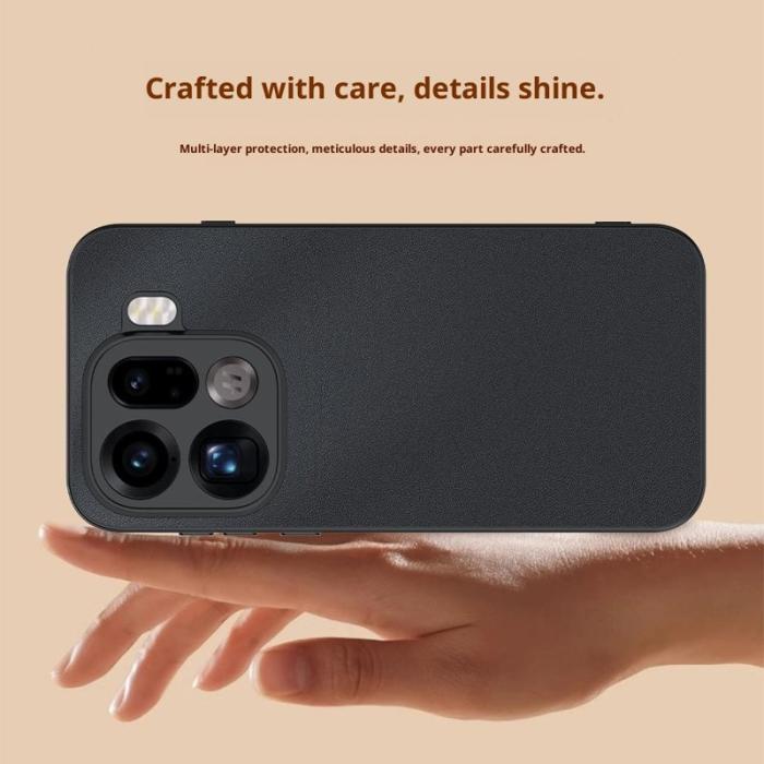 OEM - Oppo Find X9 Pro 5G Skal PU Läder Skydd - Orange