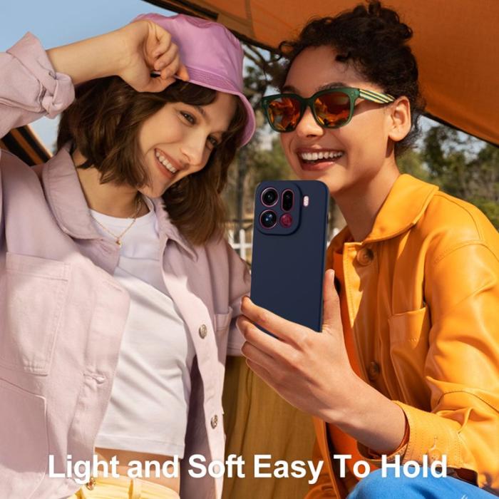 OEM - Oppo Find X9 Pro 5G Skal Silikon Anti-Drop - Mörkblå