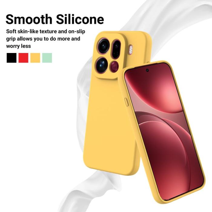 OEM - Oppo Find X9 Pro 5G Skal Silikon med Handrem - Gul