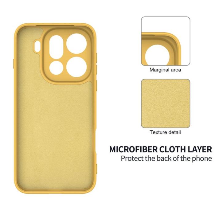 OEM - Oppo Find X9 Pro 5G Skal Silikon med Handrem - Gul