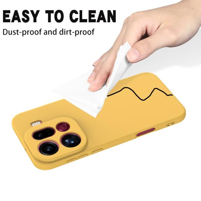 OEM - Oppo Find X9 Pro 5G Skal Silikon med Handrem - Gul