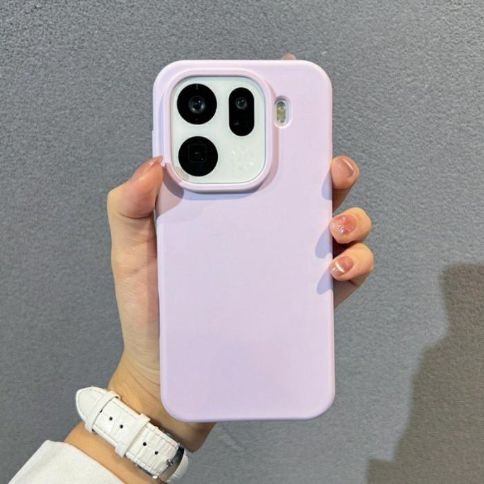 OEM - Oppo Find X9 Pro 5G Skal Silikon + PC - Ljuslila