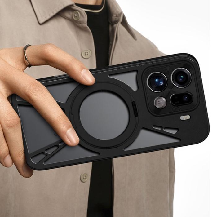 OEM - Oppo Find X9 Pro 5G Skal Silikon + PC + Metall Bumper - Silver