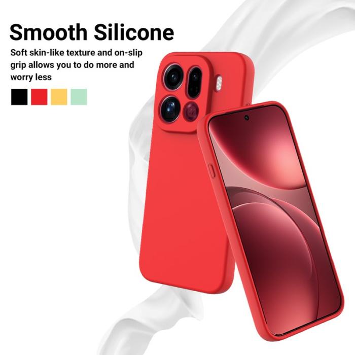 OEM - Oppo Find X9 Pro 5G Skal Silikon Röd