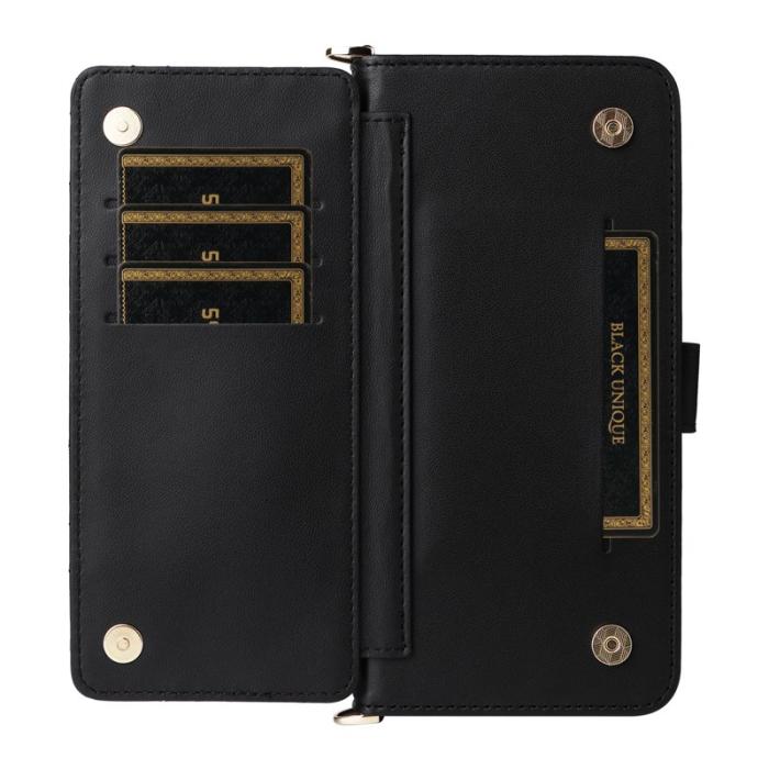 OEM - Oppo Find X9 Pro 5G Ställ Fodral Äkta Läder - Svart