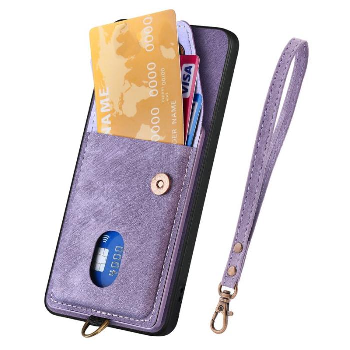 OEM - Oppo Find X9 Pro 5G Ställ Fodral Läder - Lila