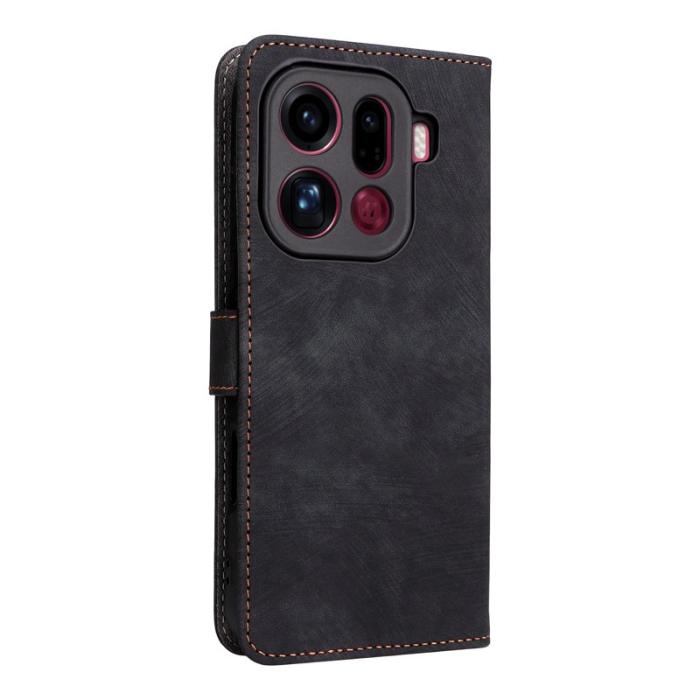 OEM - Oppo Find X9 Pro 5G Ställ Fodral PU Läder RFID Skydd - Svart