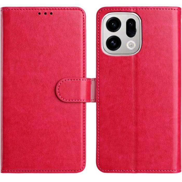 OEM - Oppo Find X9 Pro 5G Ställ Fodral PU Läder - Rosa