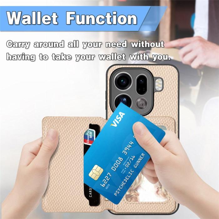 OEM - Oppo Find X9 Pro Fodral Äkta Läder RFID Skydd - Grön