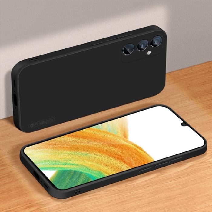 PINWUYO - PINWUYO Samsung Galaxy A35 5G Skal Stöttålig Mjuk TPU - Svart