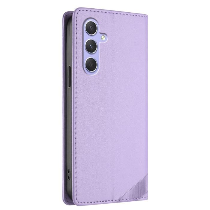 OEM - PUNK Samsung Galaxy A55 5G Plånboksfodral Konstläder - Lila