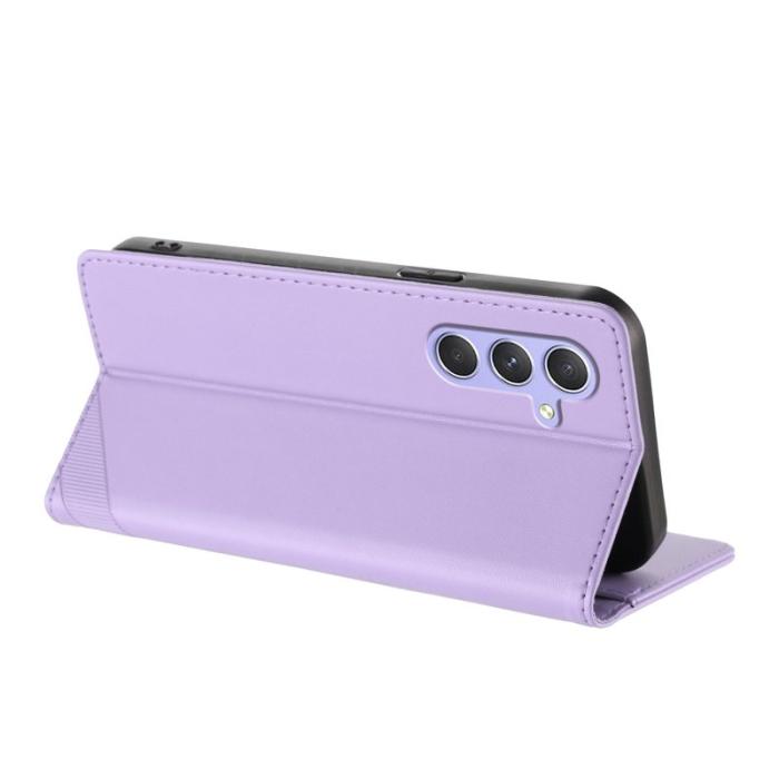 OEM - PUNK Samsung Galaxy A55 5G Plånboksfodral Konstläder - Lila