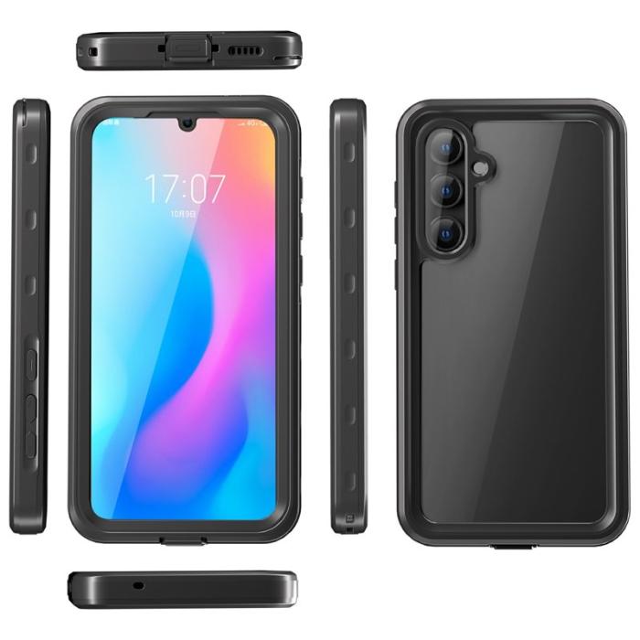 RedPepper - REDPEPPER Samsung Galaxy A55 5G Skal Vattentålig Med Skärmskydd - Svart