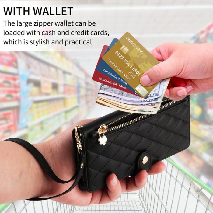 OEM - Rhombus Samsung Galaxy S26 Fodral Äkta Läder Ställ - Svart