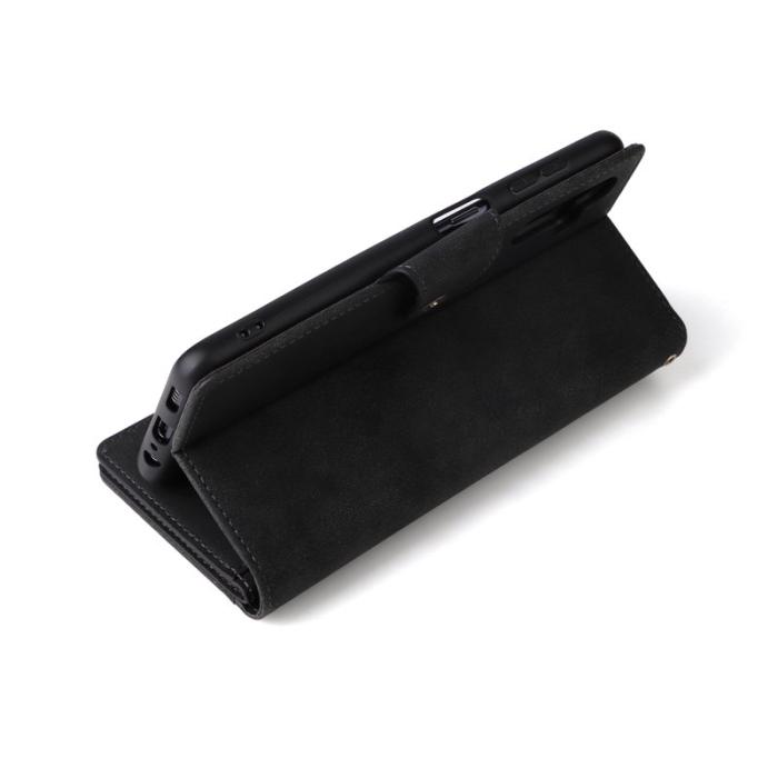 OEM - RIVET Samsung Galaxy A55 5G Plånboksfodral Konstläder Flip - Svart