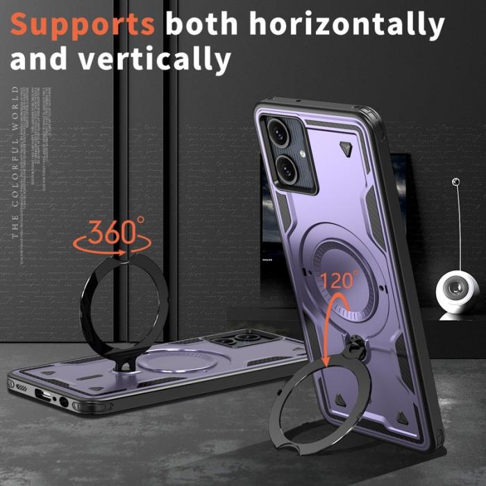 N/A - Samsung Galaxy A06 4G Skal Plast Militärskydd - Lila