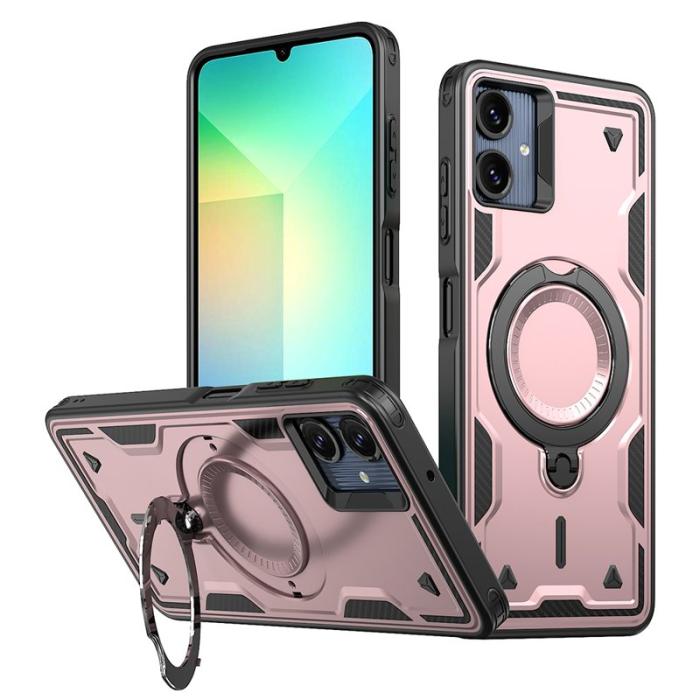 N/A - Samsung Galaxy A06 4G Skal Plast Militärskydd - Roséguld