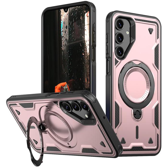 N/A - Samsung Galaxy A16 4G/5G Skal Plast Militärskydd - Roséguld