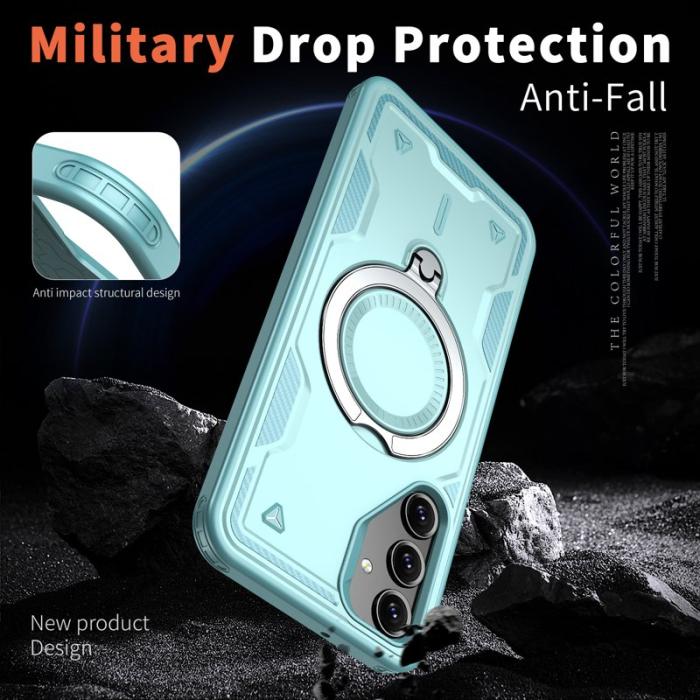 N/A - Samsung Galaxy A16 4G/5G Skal Plast Militärt Skydd - Baby Blue