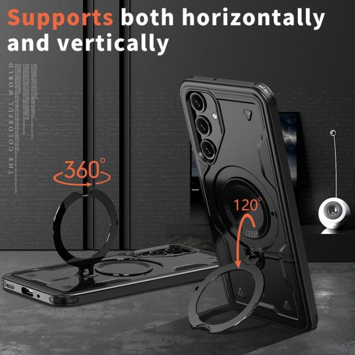 N/A - Samsung Galaxy A16 4G/5G Skal Plast Militärt Skydd - Svart