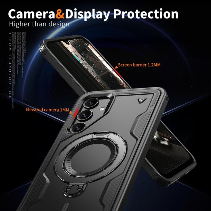 N/A - Samsung Galaxy A16 4G/5G Skal Plast Militärt Skydd - Svart